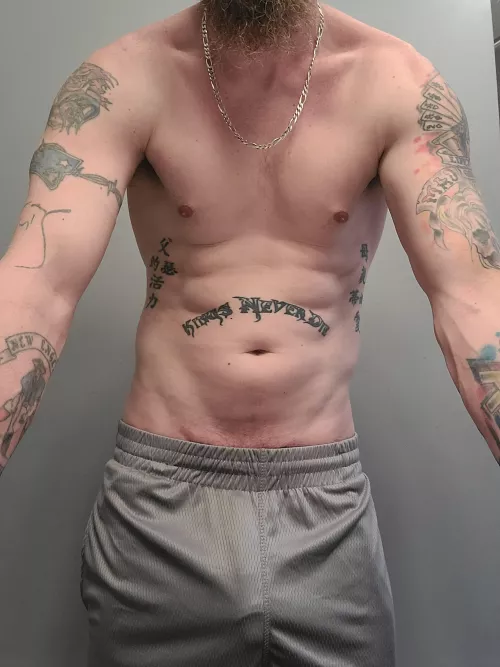 Can't go wrong with grey sweats