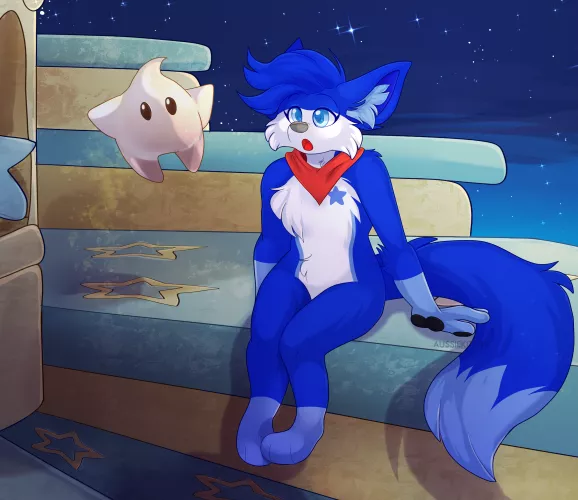 Cosmo the galaxy explorer! ⭐️ | [Art by myself @aussie_kitten | Comm for CosmoDaFox ]