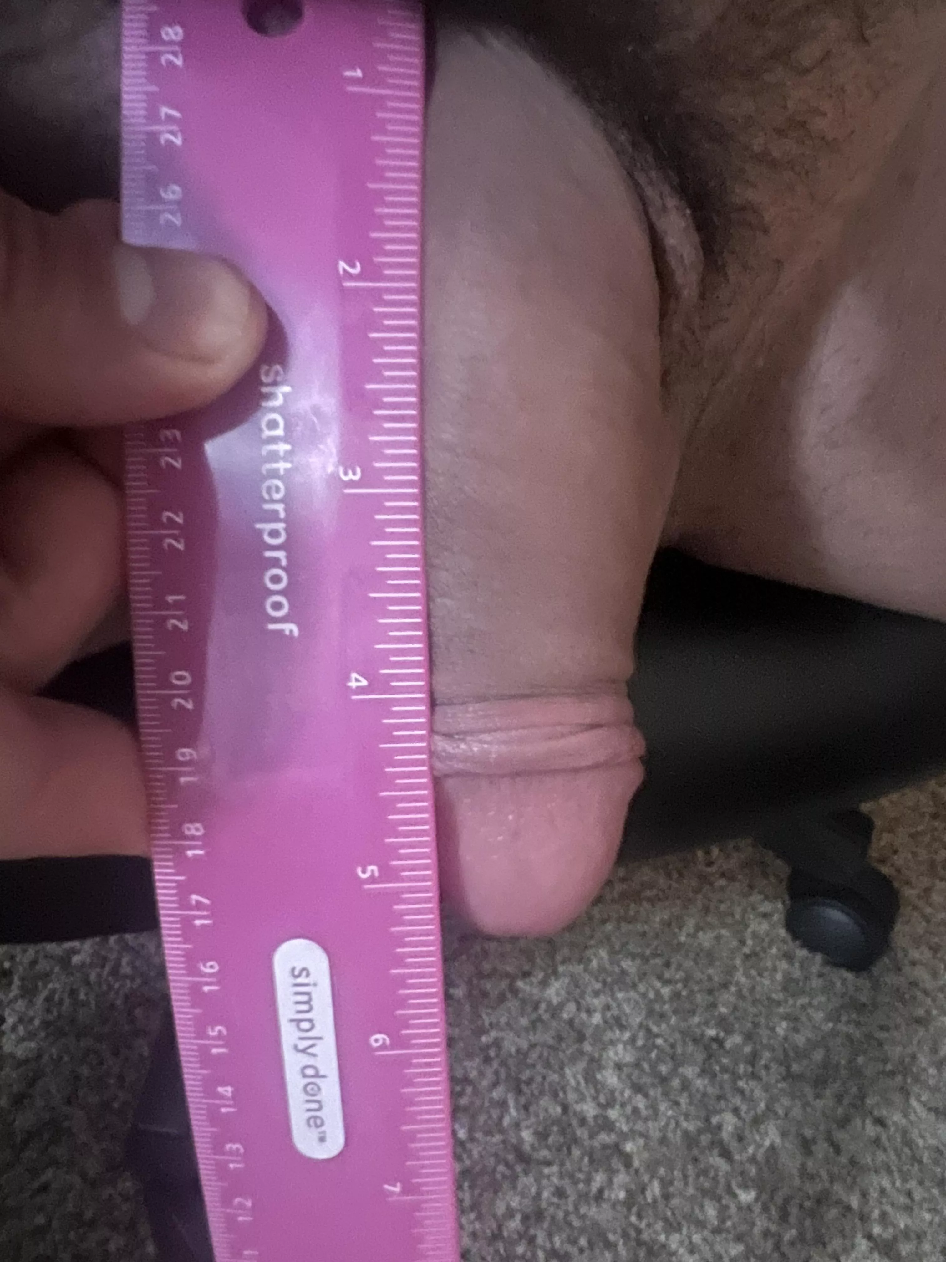 Decided to measure when I was soft Decided to measure when I was soft