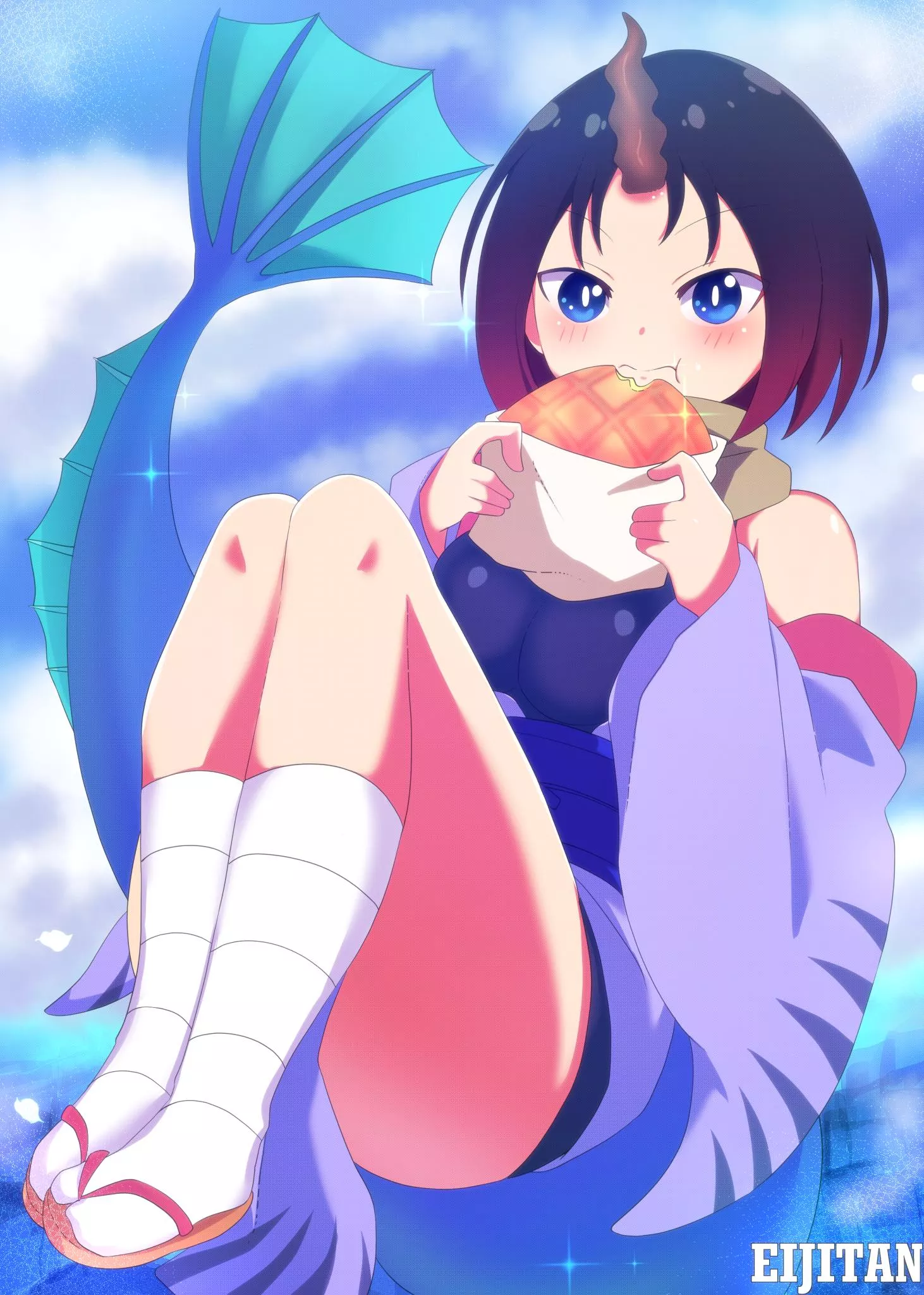 Elma got the munchies (By Eijitan) [Miss Kobayashi's Dragon Maid]