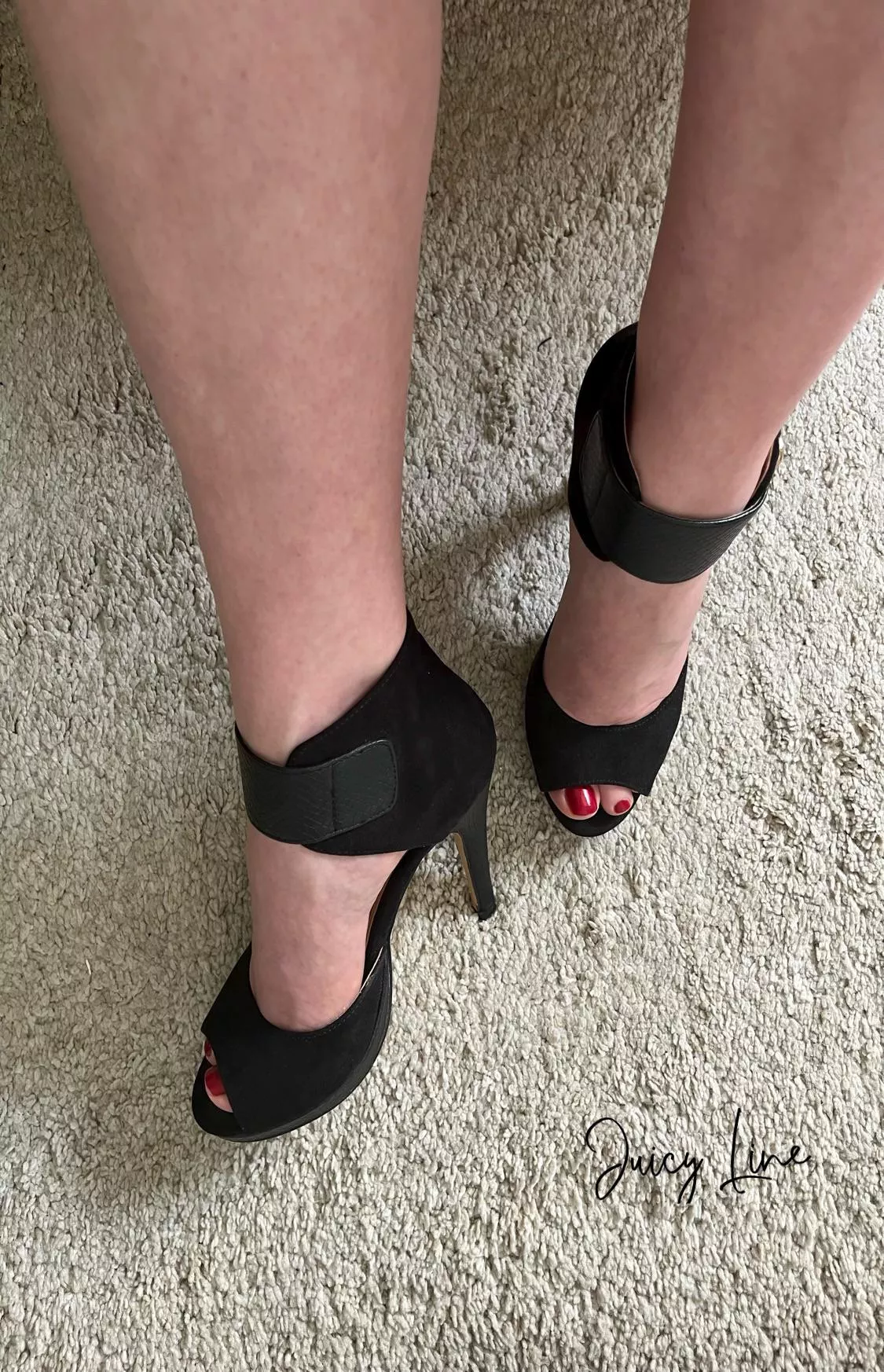 Even petite feet love to wear high heels… OC