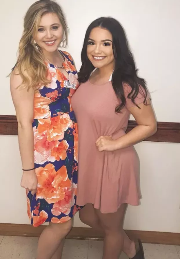 Floral or plain dress