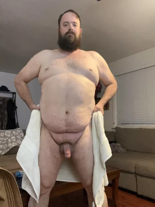 Fresh shower and shave