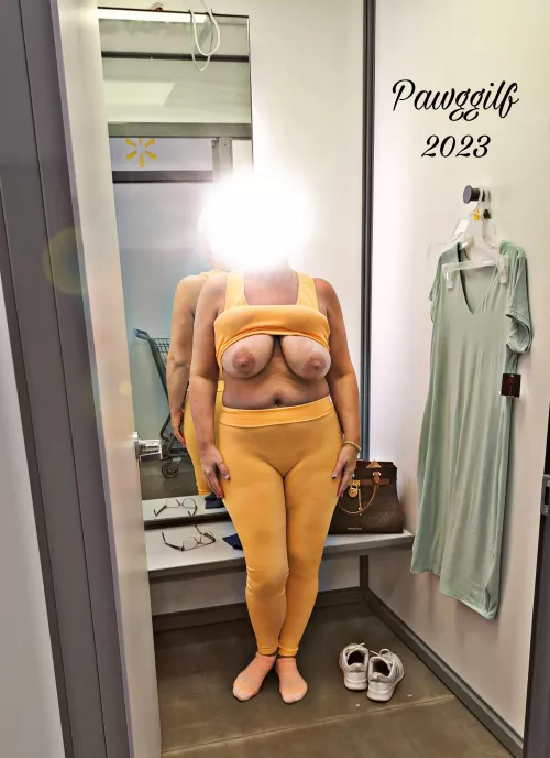 GILF hangers with the Wal-mart door open? Of course!
