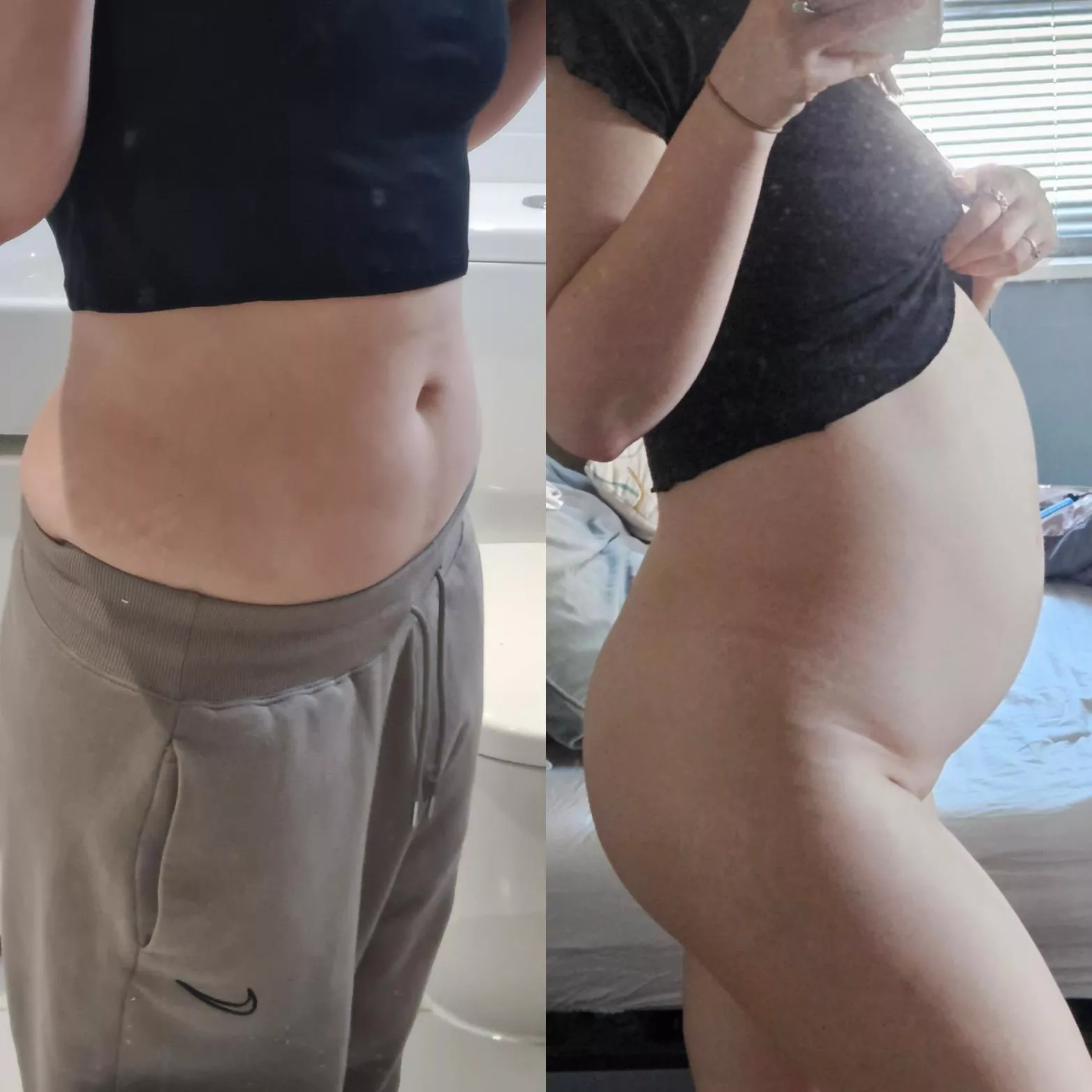 How many months pregnant do I look?