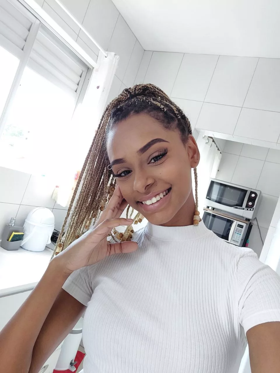 I'm focusing on my own pleasure and feeling desirable.