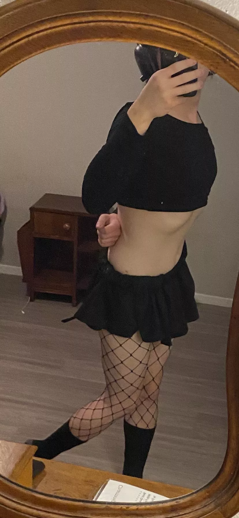 It’s my first time crossdressing… have mercy