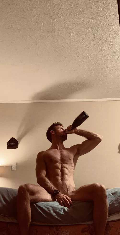 Little drink after a hard day 😉