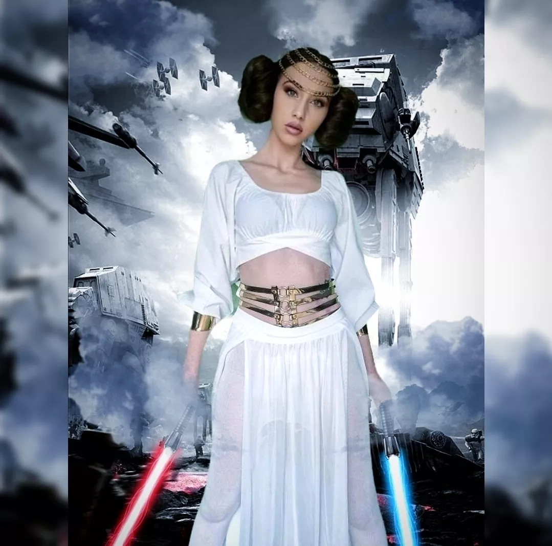 me as Princess Leia