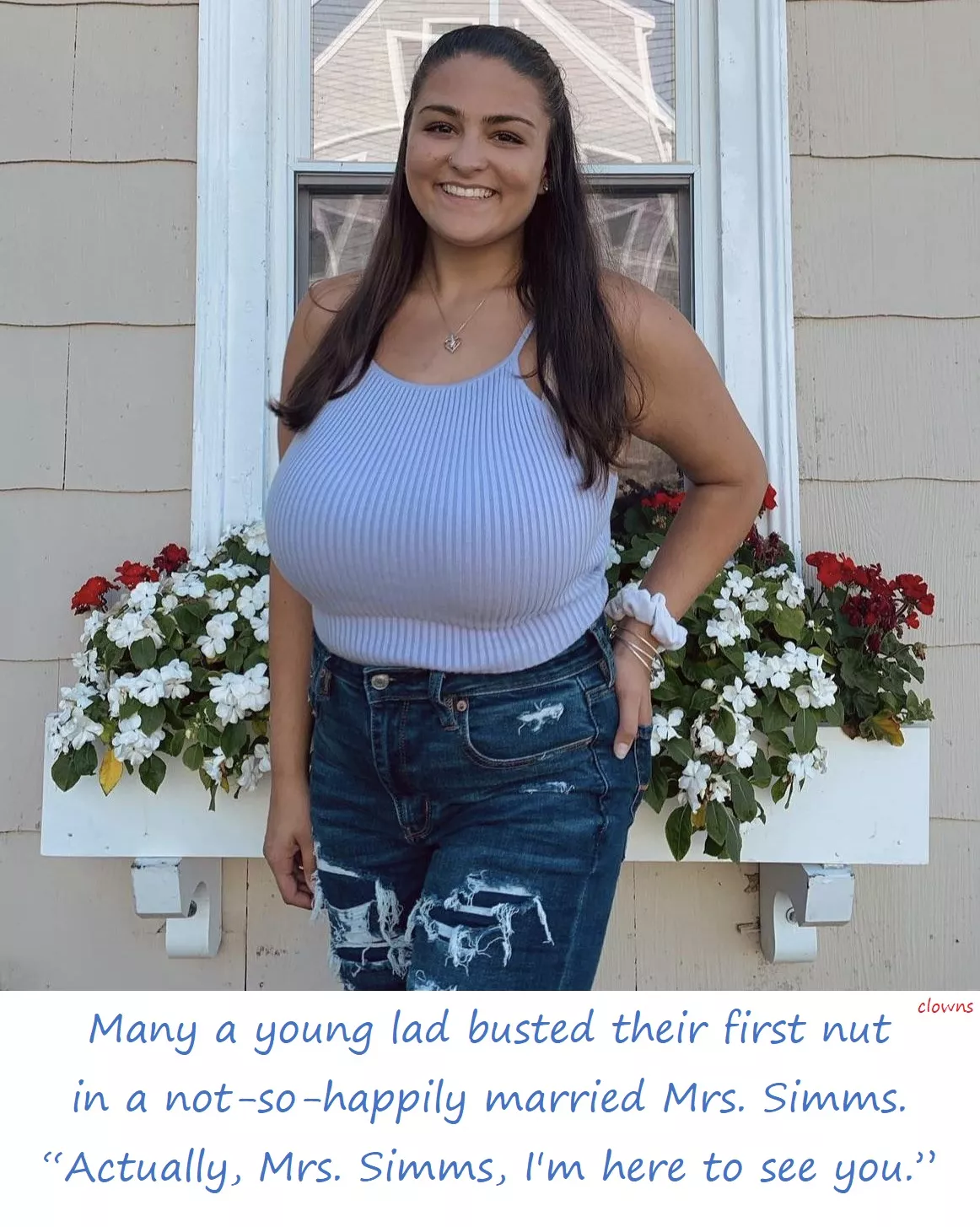 [milf] One could say she was a neighborhood celebrity.