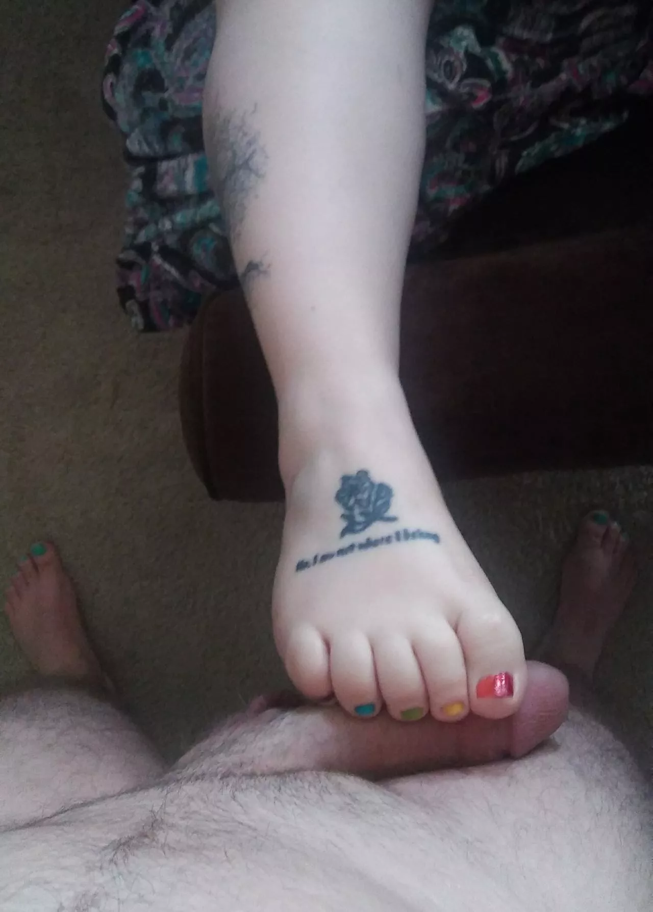 My BBW Rainbow Toes
