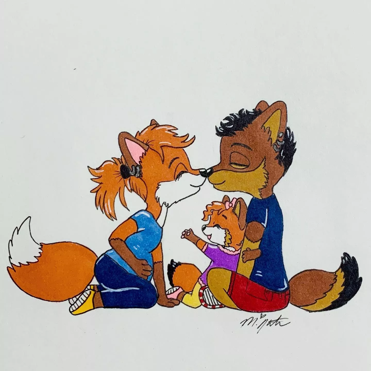 My furry family portrait