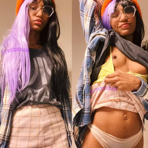 nerdy ebony gfs have the best pussy i swear 💛✨