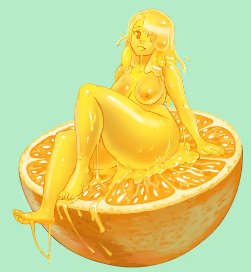 Orange juice girl