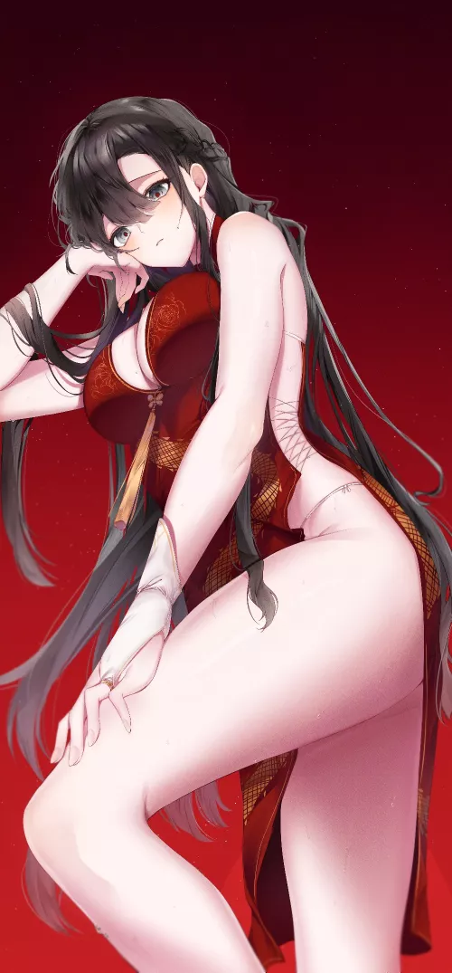 Red China Dress [Artist's Original]