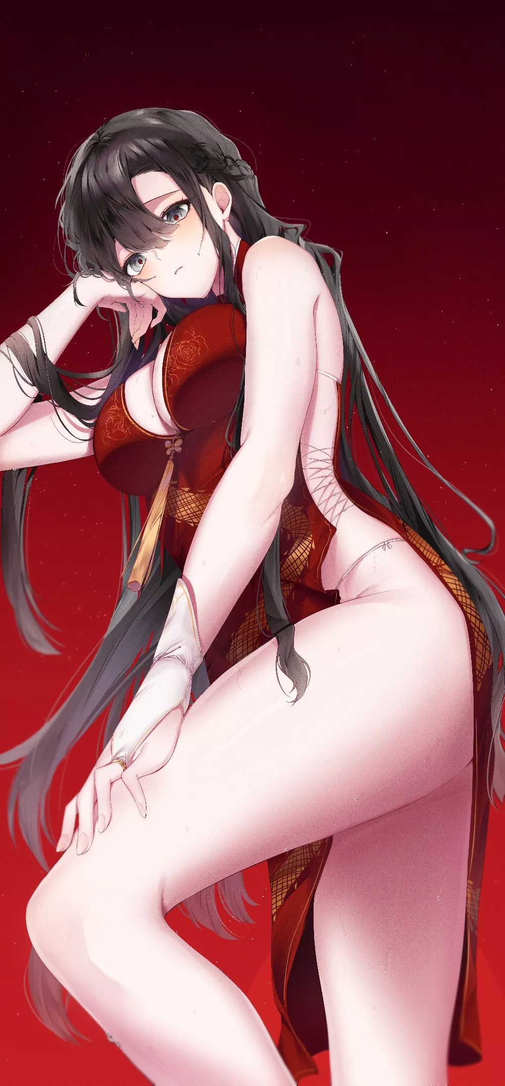 Red China Dress [Artist's Original]