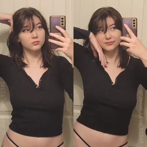 Straight face or smiles? ❤️