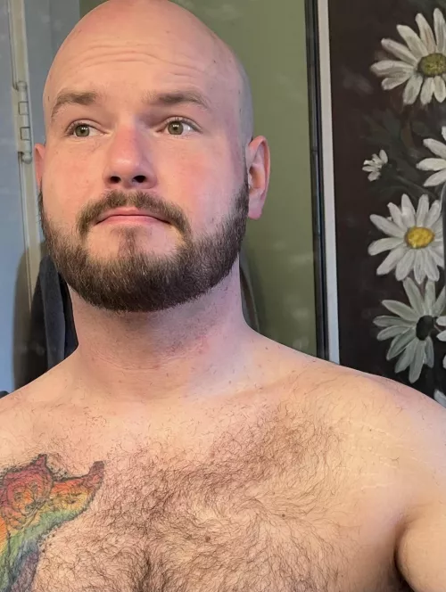 The aftermath of a beard trim