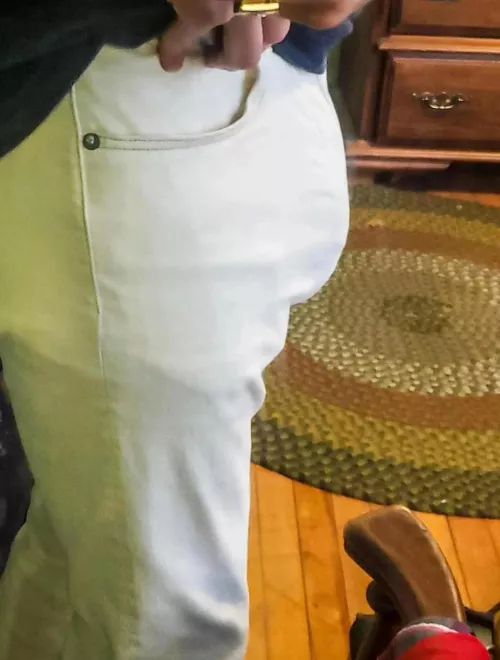 The downside of being a skinny dude is having your bulge be your thickest asset.