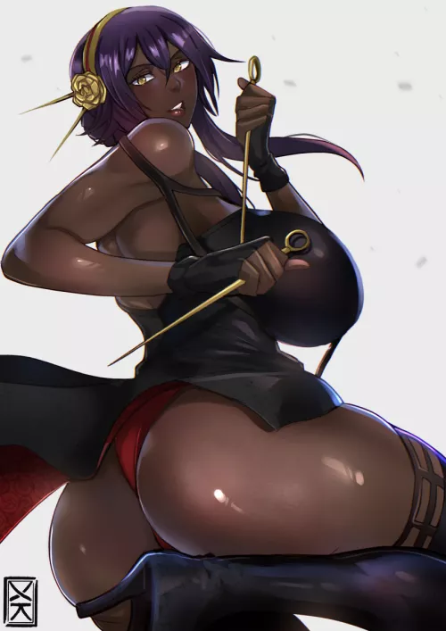 Yoruichi as Yor Forger (Xuuikie)