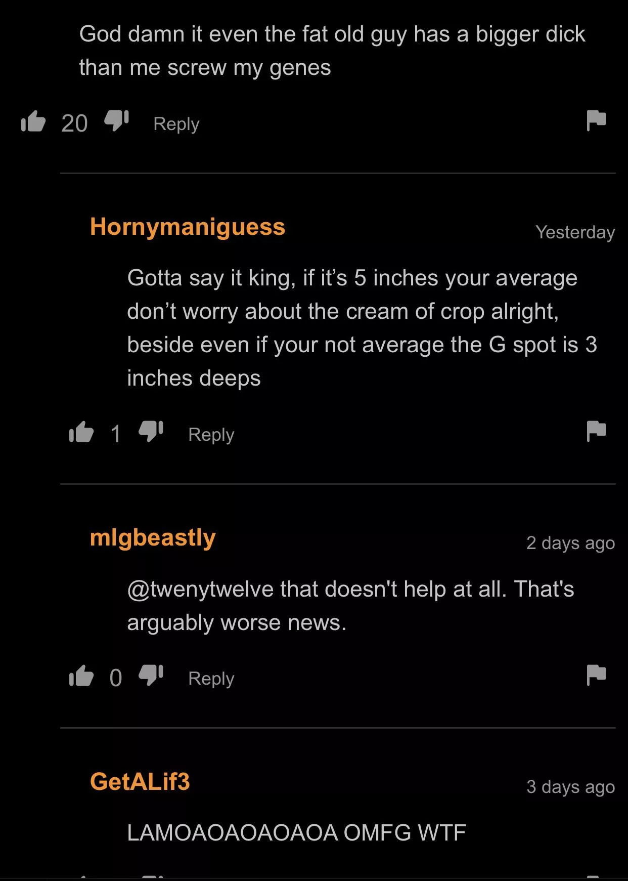 You herd it here first 3inches is all you need