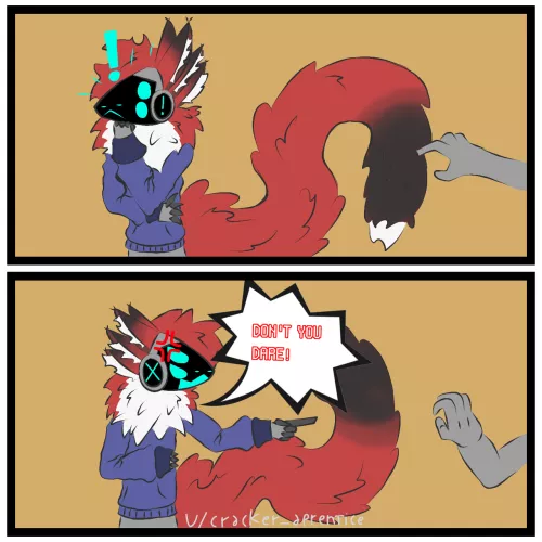 You won't touch fluffy tail.