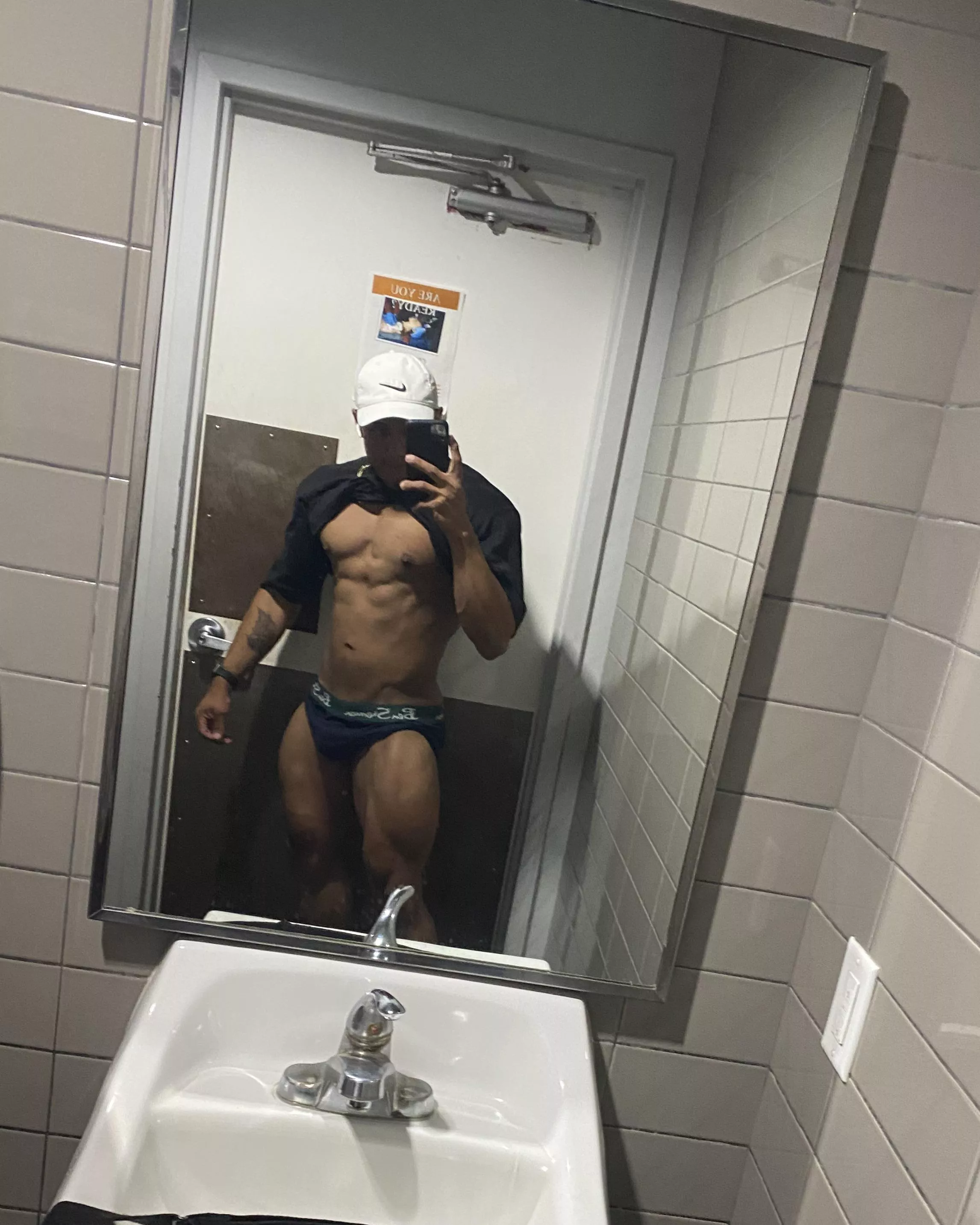 Gym bathroom, you and me? (M)