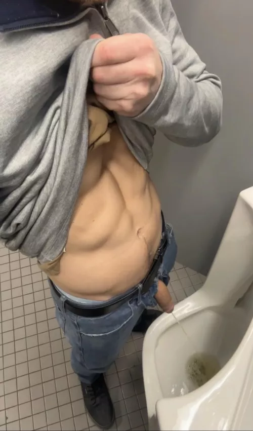 Meet me in the public bathroom?