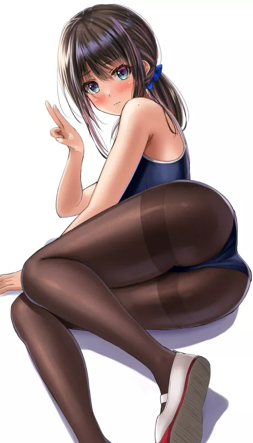 Swimsuit + Stockings