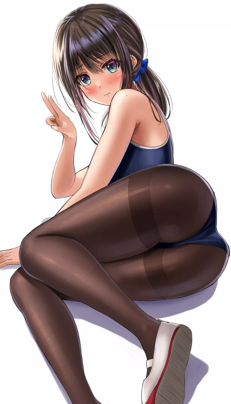 Swimsuit + Stockings