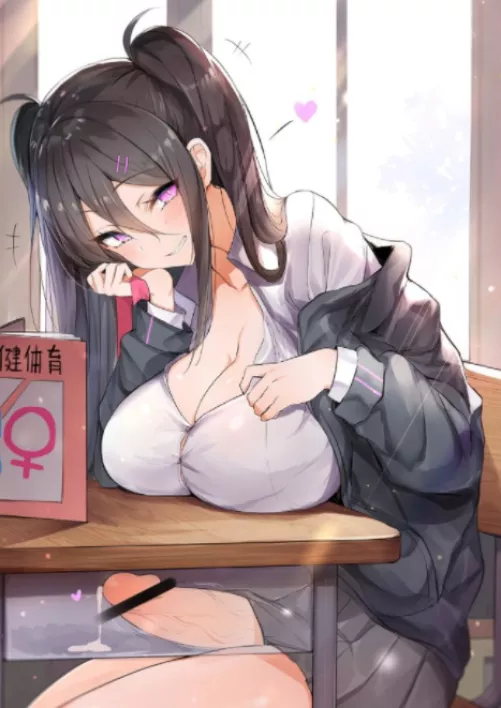 Would you like to suck on the things above the table or under it?