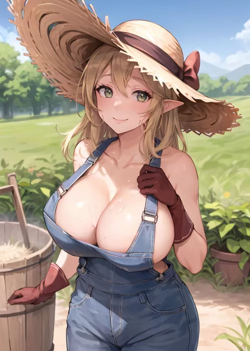 Big Tiddy Farmer Elf