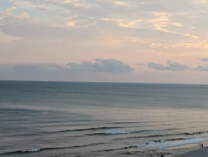 Cotton candy skies in OBA