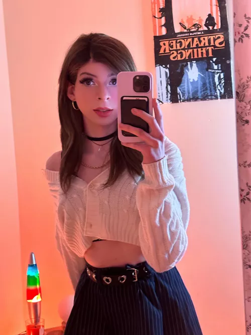 do you think i pass ? i want to go shopping like this but i’m so nervous