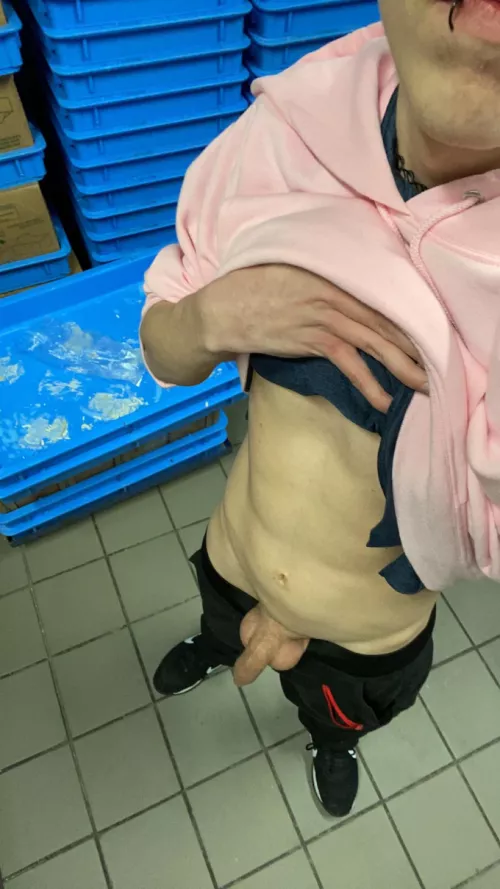 Felt like being a naughty boy at work 🤭