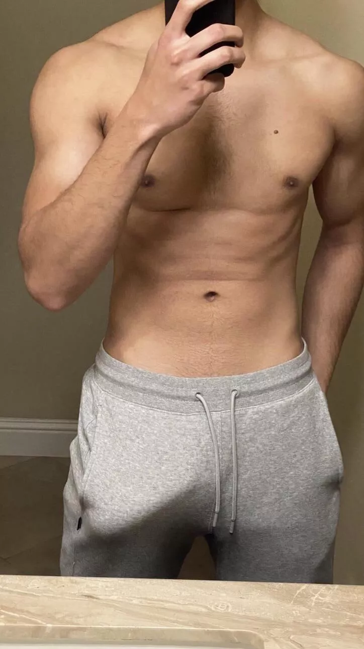 I mean, there’s a reason why gray sweats have the reputation they do.