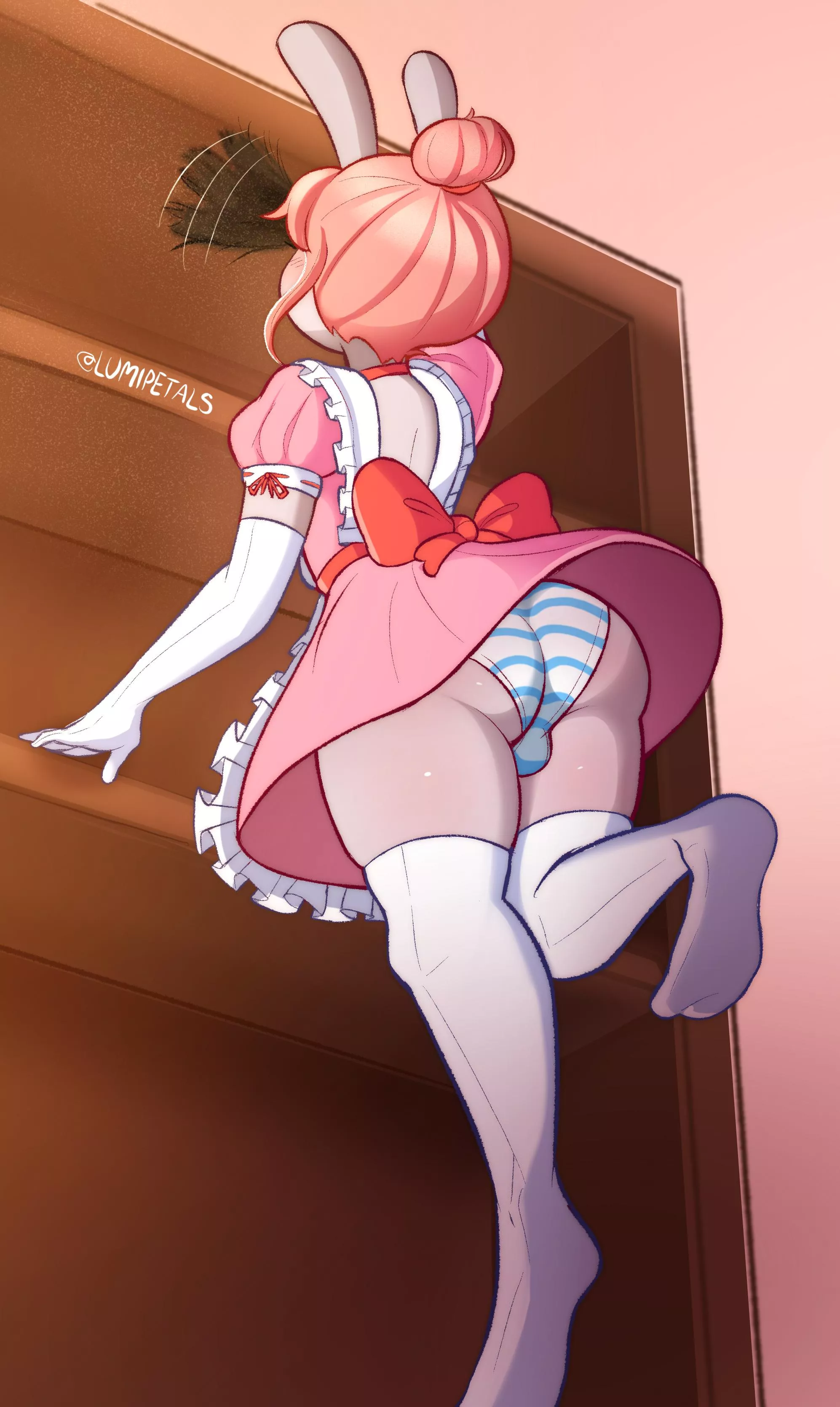 If you're gonna do some cleaning, you might as well dress the part~ (LumiPetals/OC)