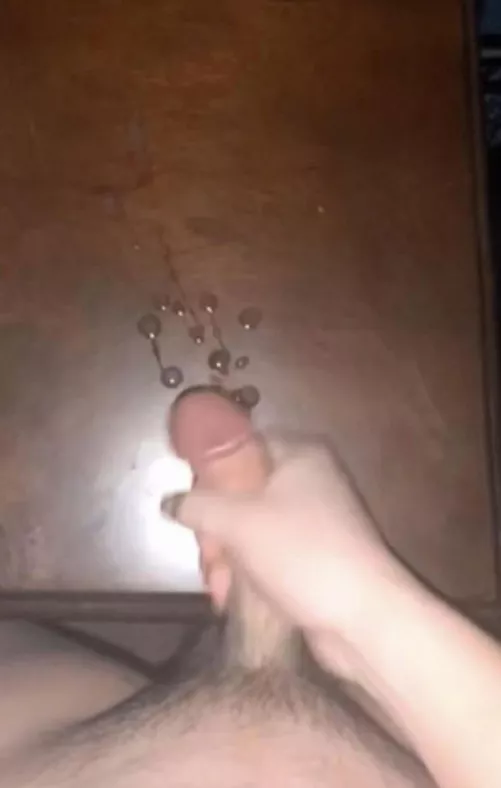 My small 4 inch Twink cock does shoot a lot of cum