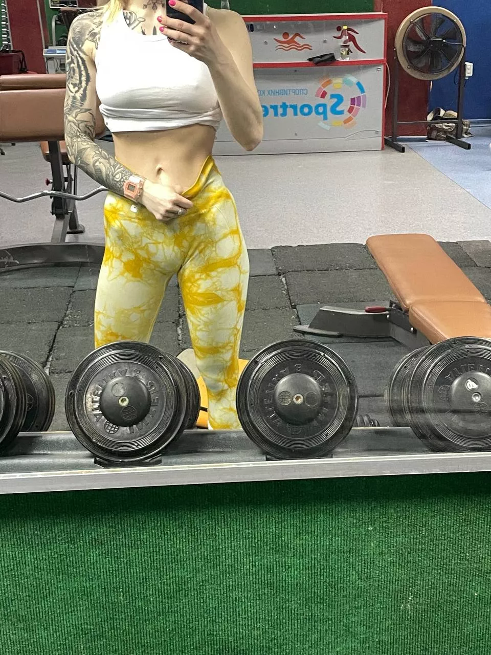 Oops, my nipples got hard at the gym