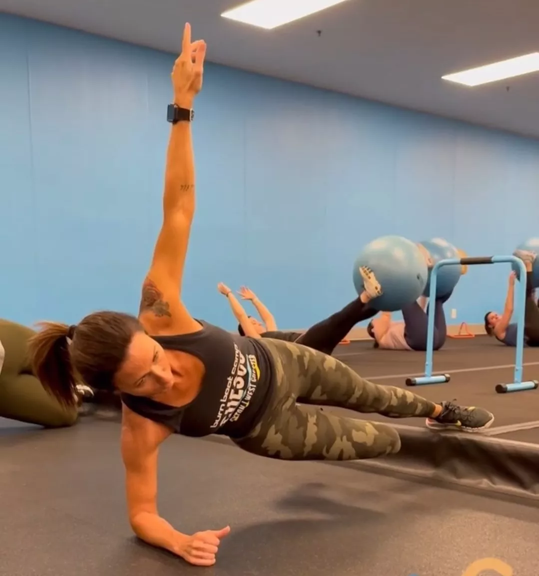 So you've been snooping pics of me working out??