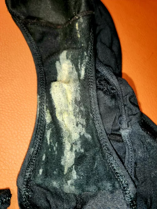 Wife must have gotten excited at work