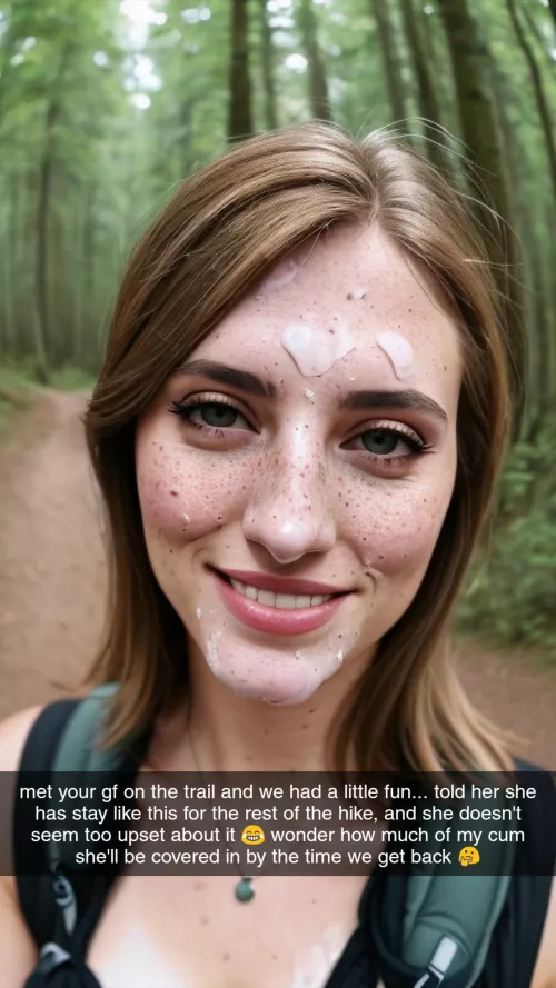 you twisted your ankle at the start and told your gf to go on without you...