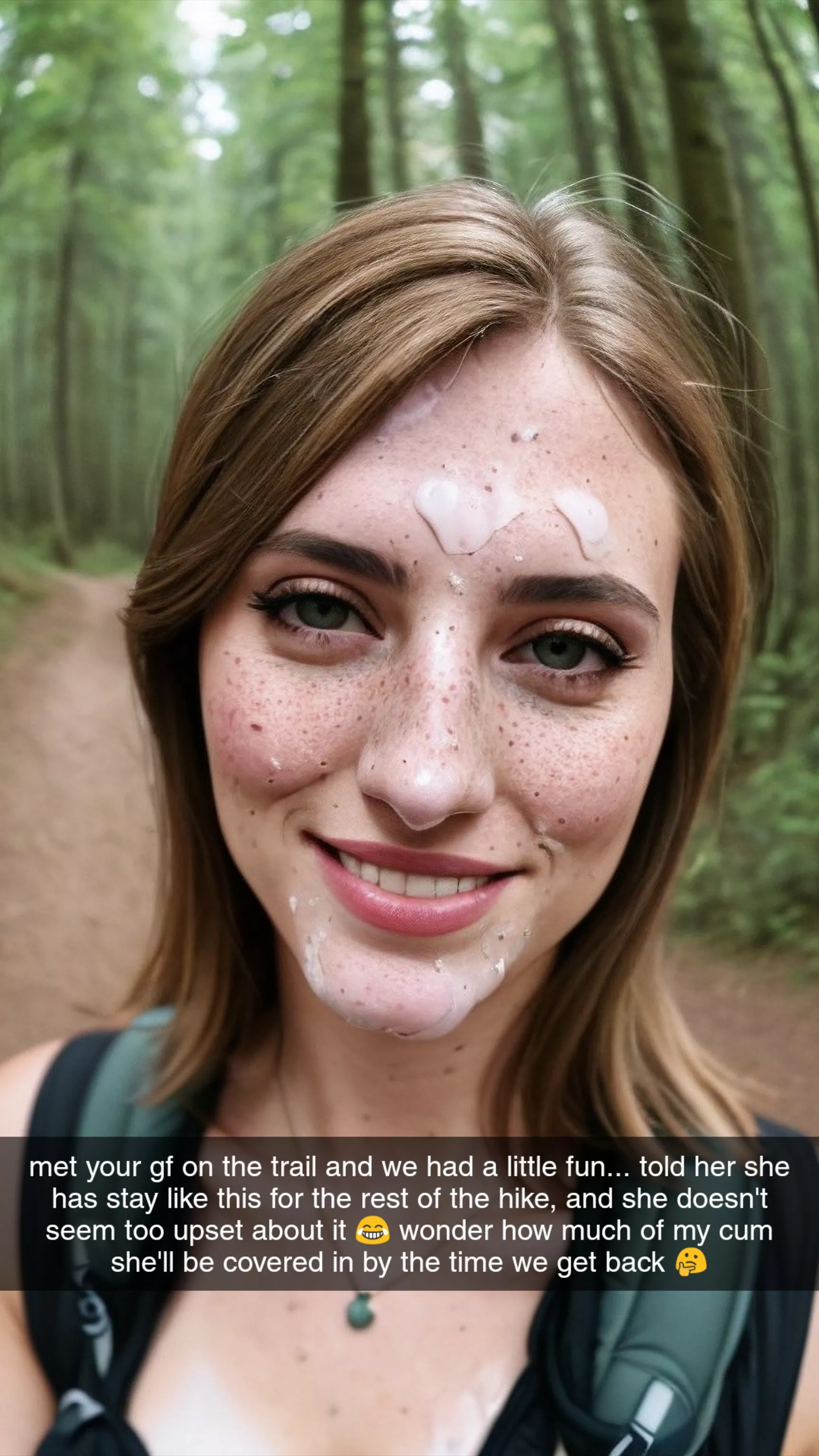 you twisted your ankle at the start and told your gf to go on without you...