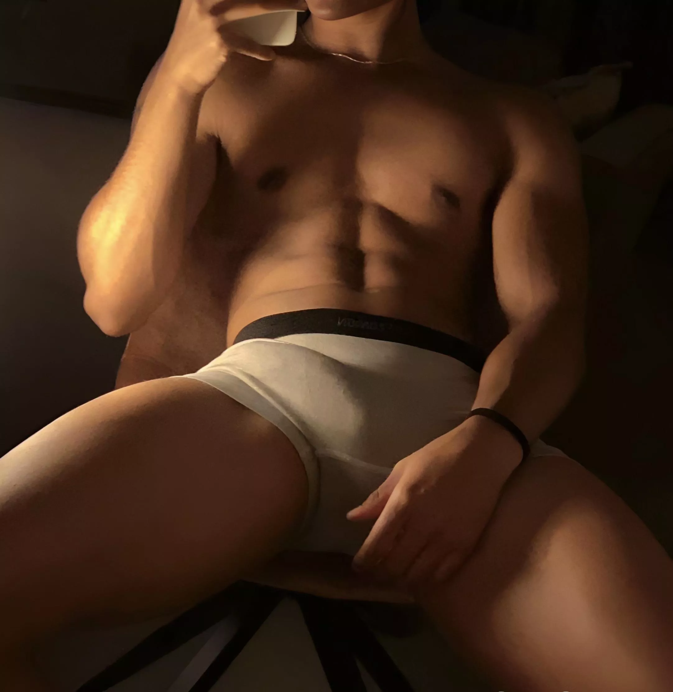 (18) Would you take them off for me?