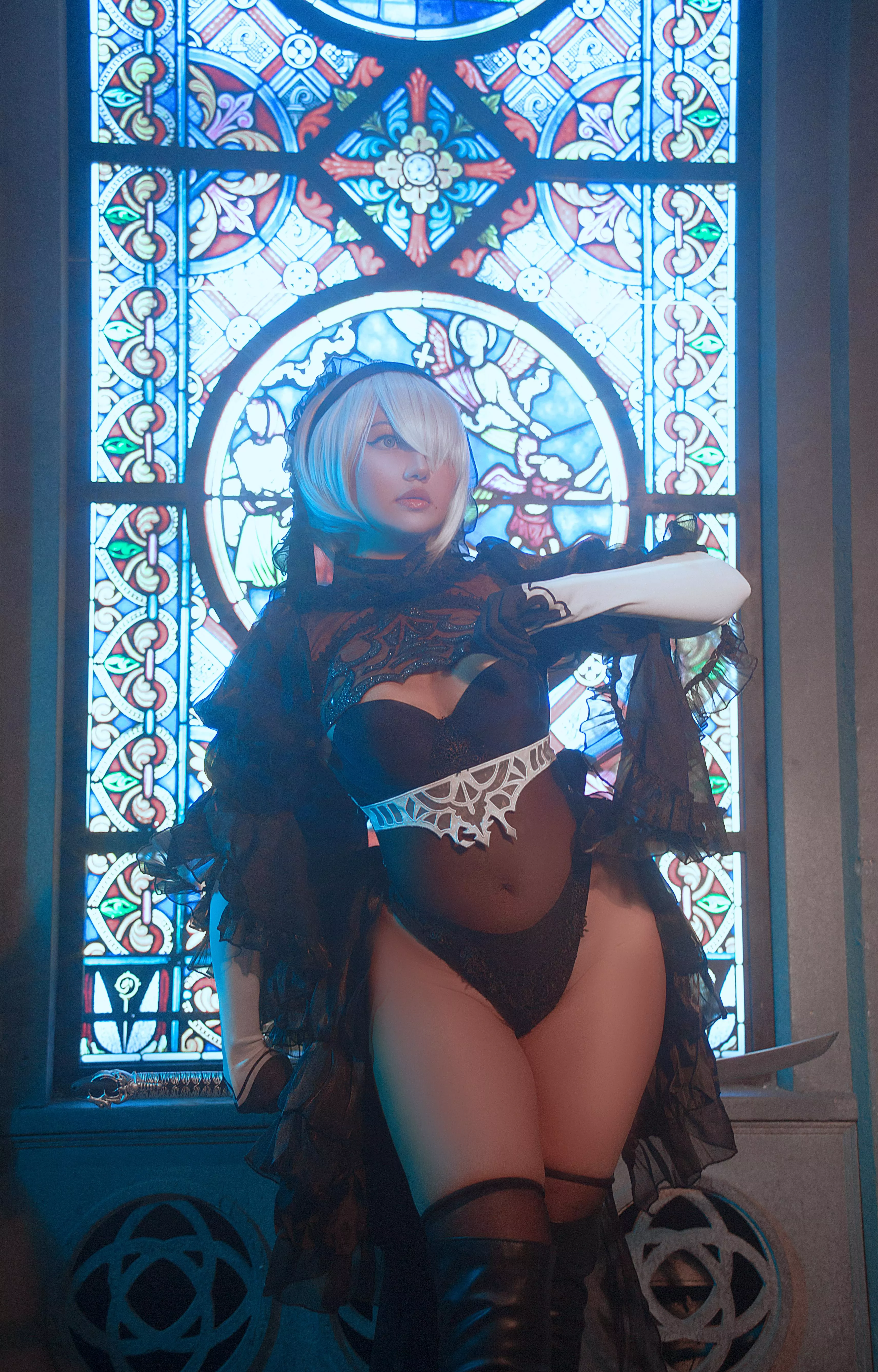 2B bride cosplay by Yokoe (self)