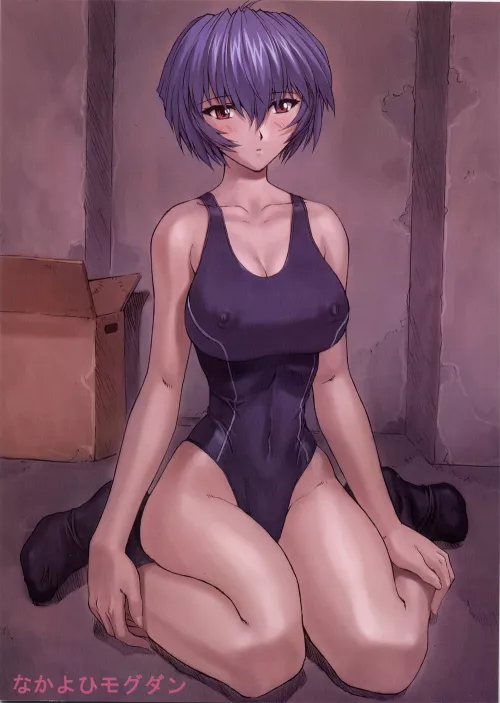 Ayanami Rei in School Swimsuit [Neon Genesis Evangelion] (Mogudan)