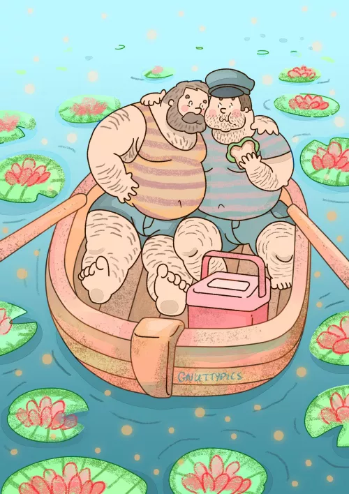 Bears on a boat date. by me