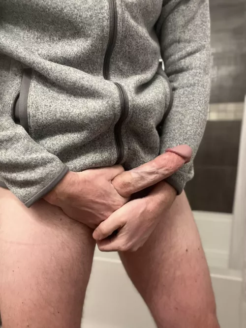 Couldn’t even wait to take my jacket off