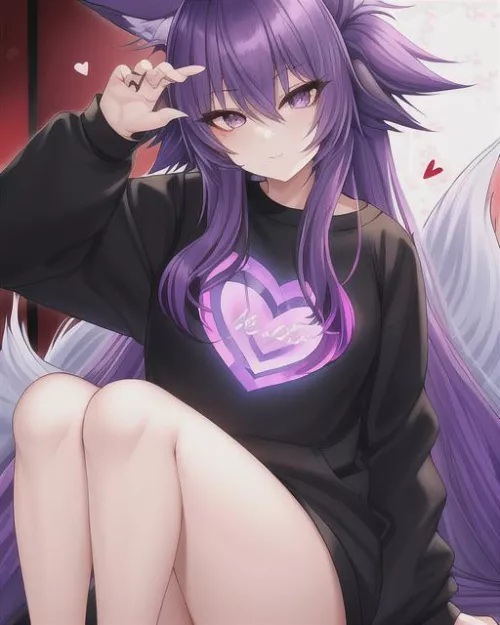 cute kitsune girlfriend<3