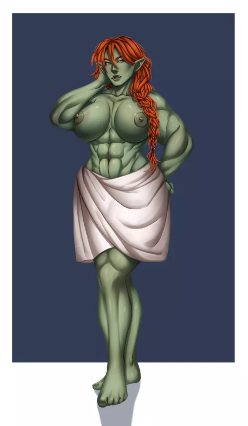 Fit Orc girl comm
